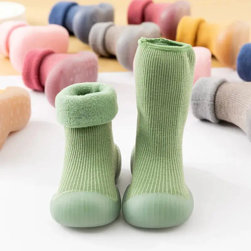 Winter Baby Sock Booties