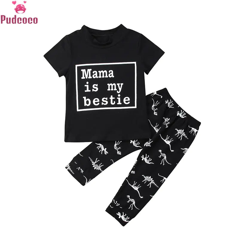 Boys Casual Dinosaur Outfit
