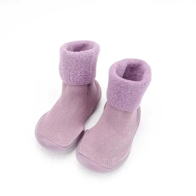 Winter Baby Sock Booties