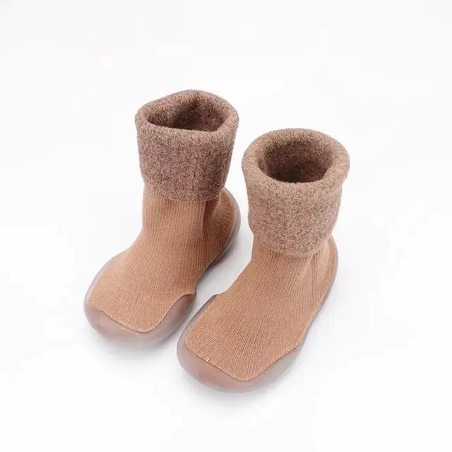 Winter Baby Sock Booties