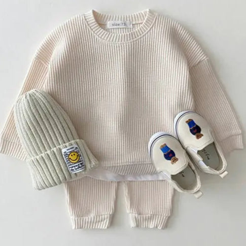 The Waffle Knit Set