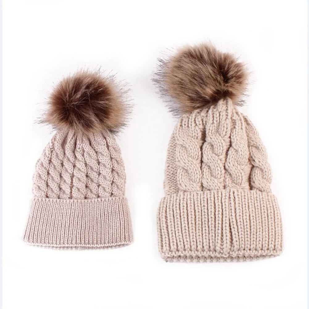 Mummy & Me Matching Knit Hats