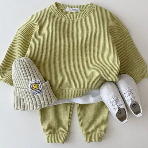 The Waffle Knit Set