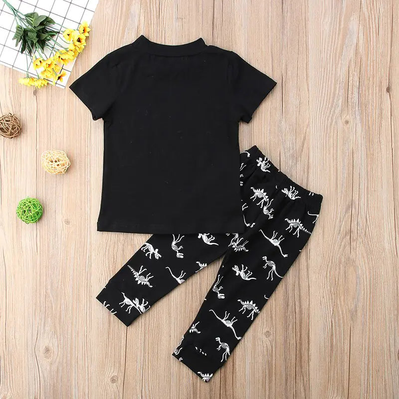 Boys Casual Dinosaur Outfit