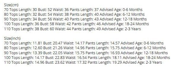 2 Piece Infant Sweatsuit