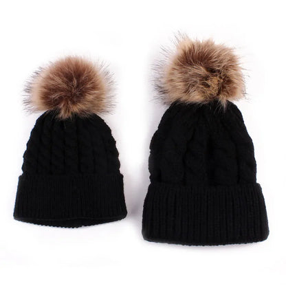Mummy & Me Matching Knit Hats