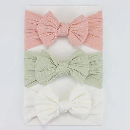 3 pack Nylon Headband Set