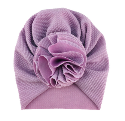 Baby Turban with Floral Motif