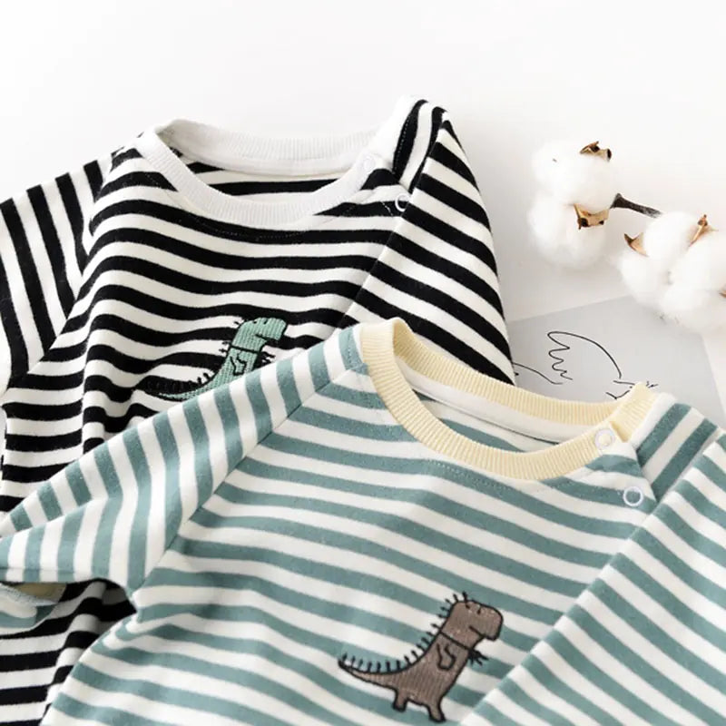 Newborn Striped Rompers