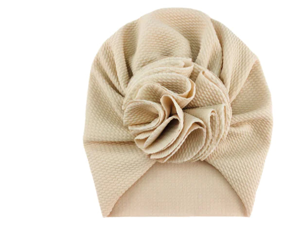 Baby Turban with Floral Motif