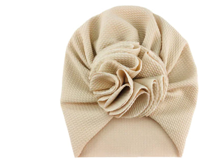 Baby Turban with Floral Motif