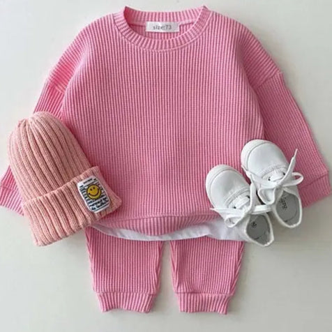 The Waffle Knit Set