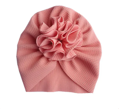 Baby Turban with Floral Motif