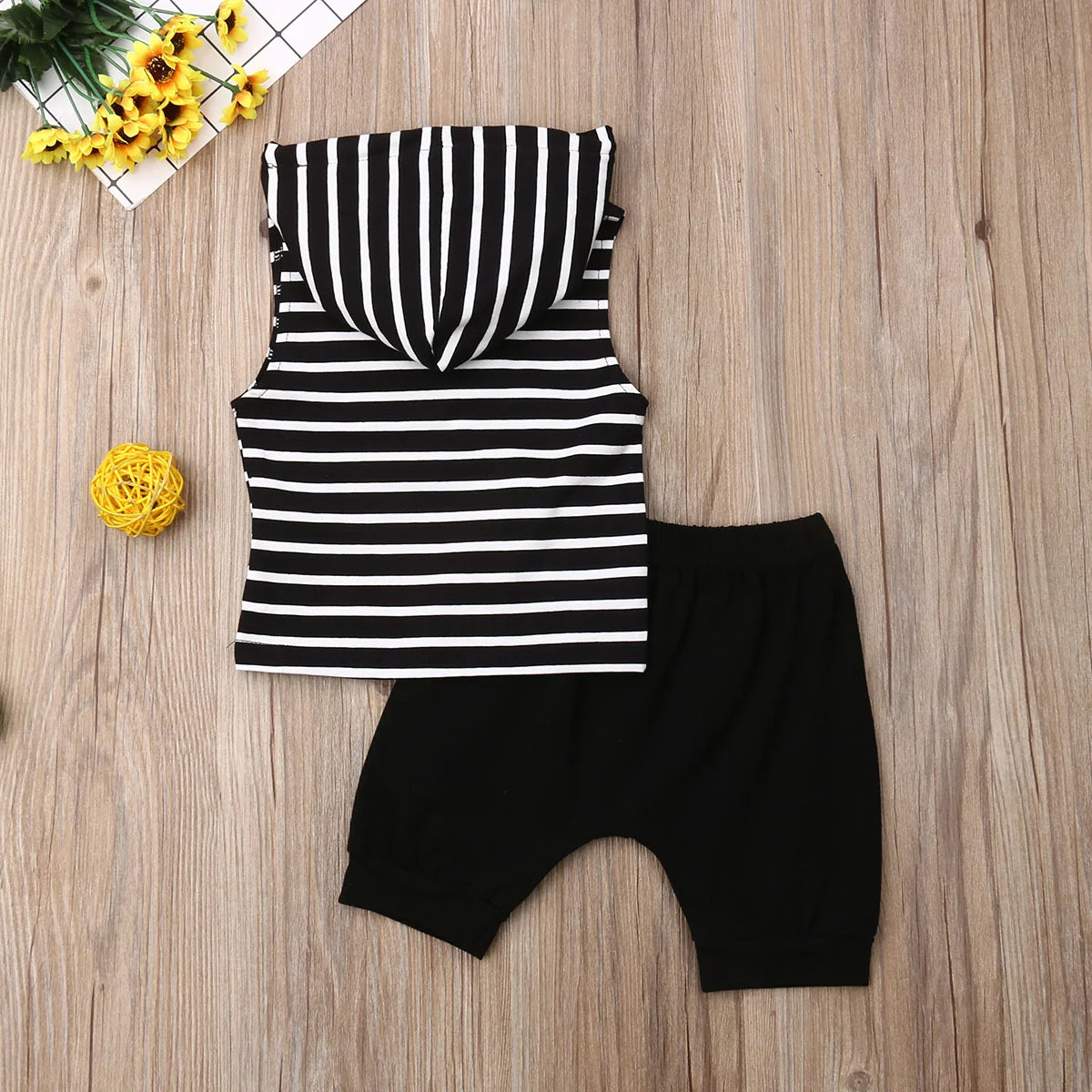 Hooded Short Set