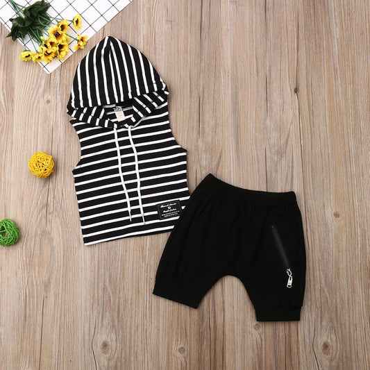 Hooded Short Set