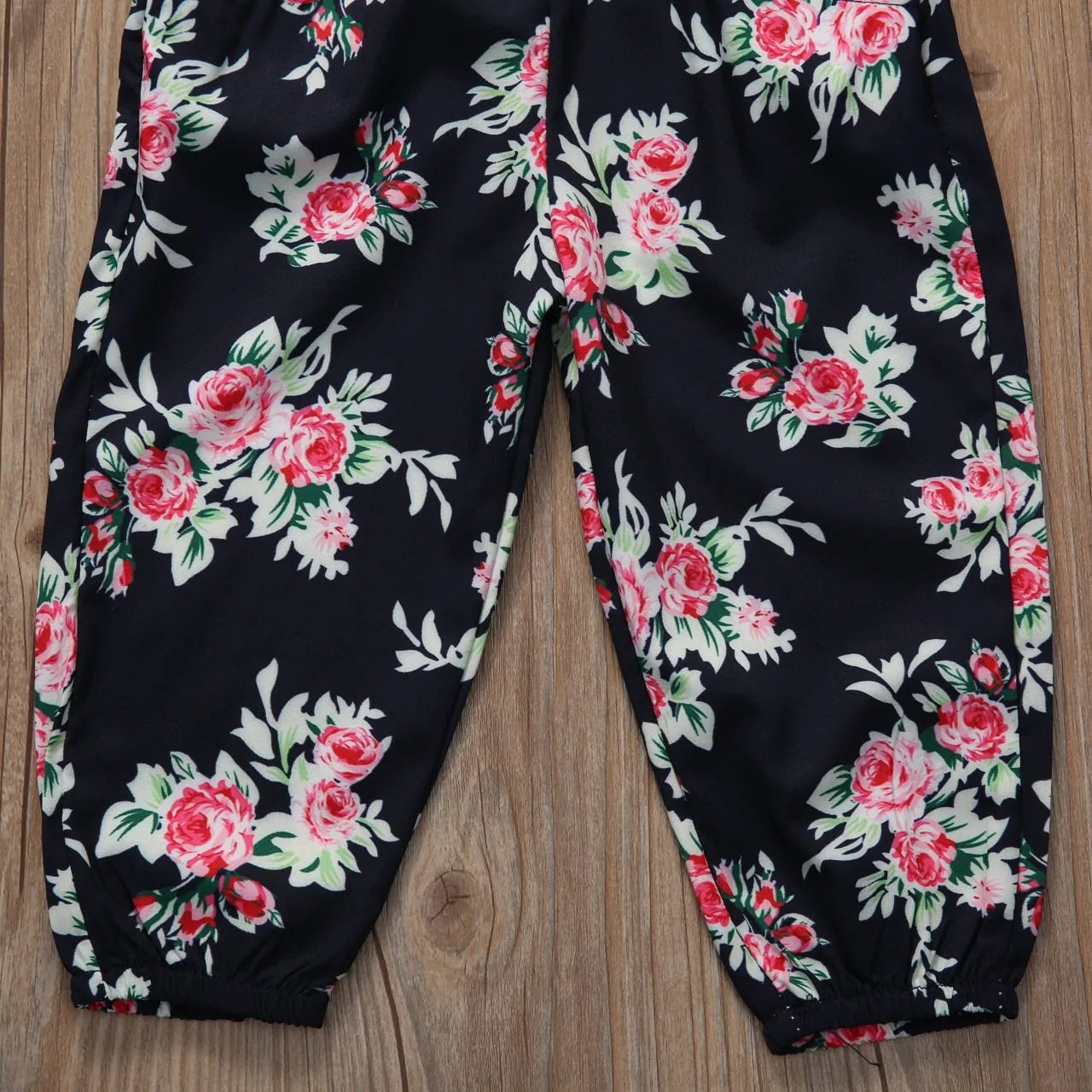Girl's Floral Romper