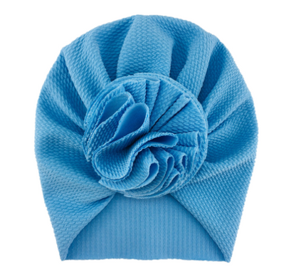 Baby Turban with Floral Motif