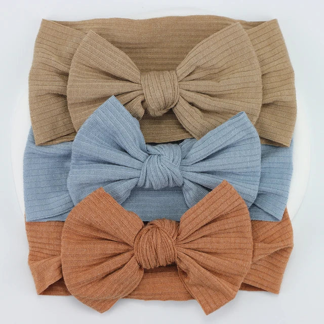 3 pack Nylon Headband Set