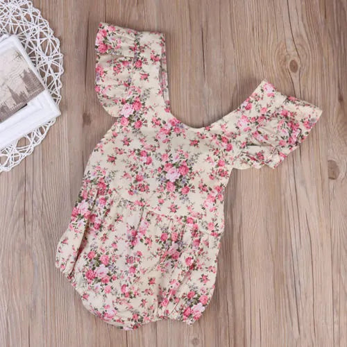 Baby Diva Floral Romper
