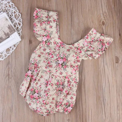 Baby Diva Floral Romper
