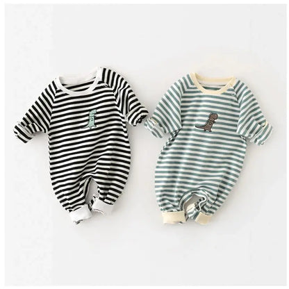 Newborn Striped Rompers