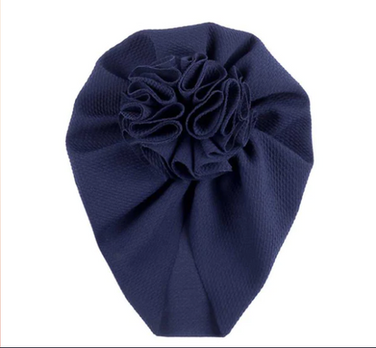 Baby Turban with Floral Motif