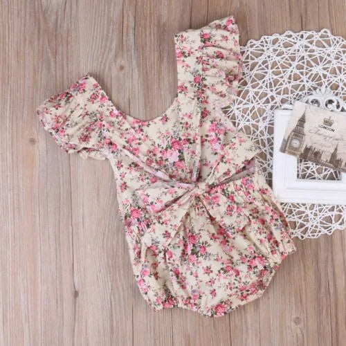 Baby Diva Floral Romper