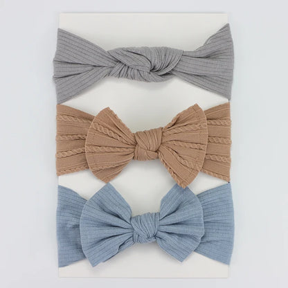 3 pack Nylon Headband Set