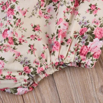 Baby Diva Floral Romper