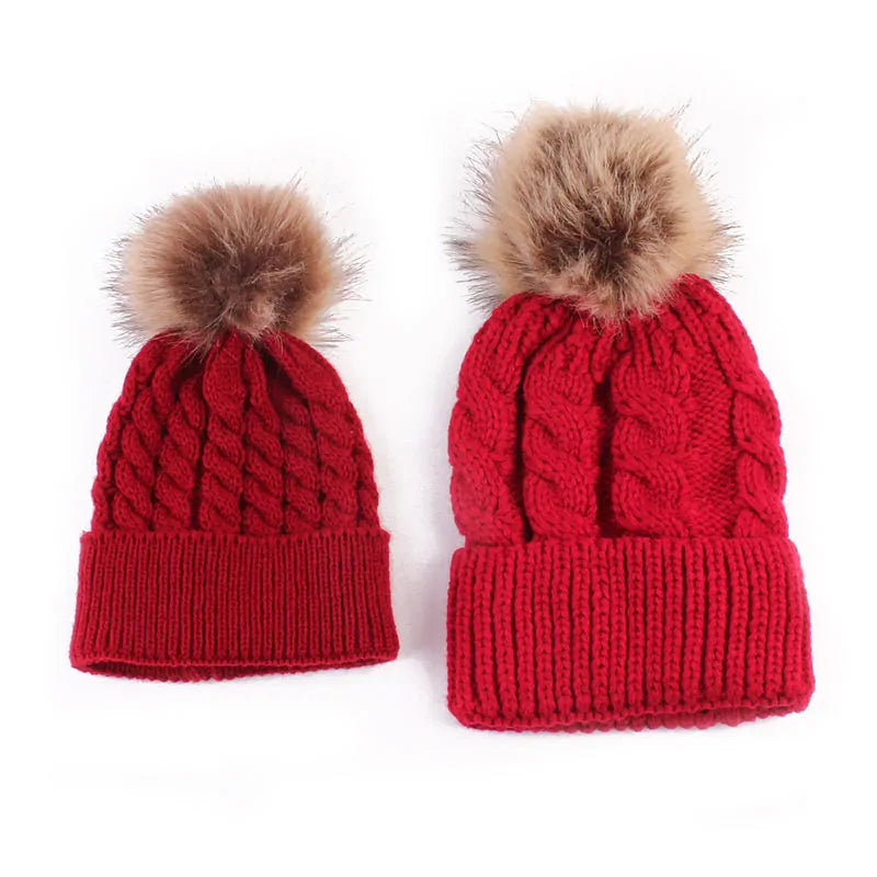 Mummy & Me Matching Knit Hats