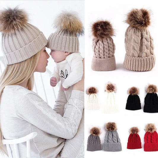 Mummy & Me Matching Knit Hats