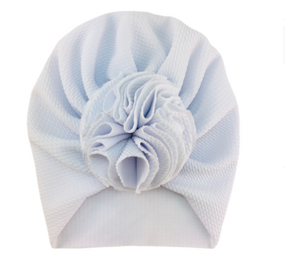 Baby Turban with Floral Motif
