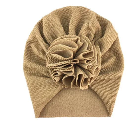 Baby Turban with Floral Motif