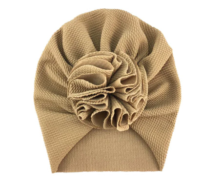 Baby Turban with Floral Motif
