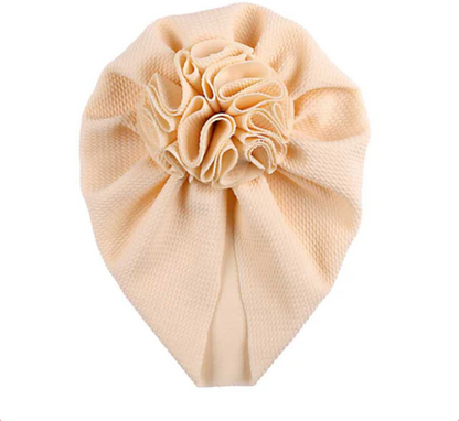 Baby Turban with Floral Motif