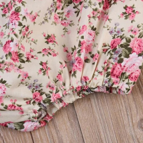 Baby Diva Floral Romper