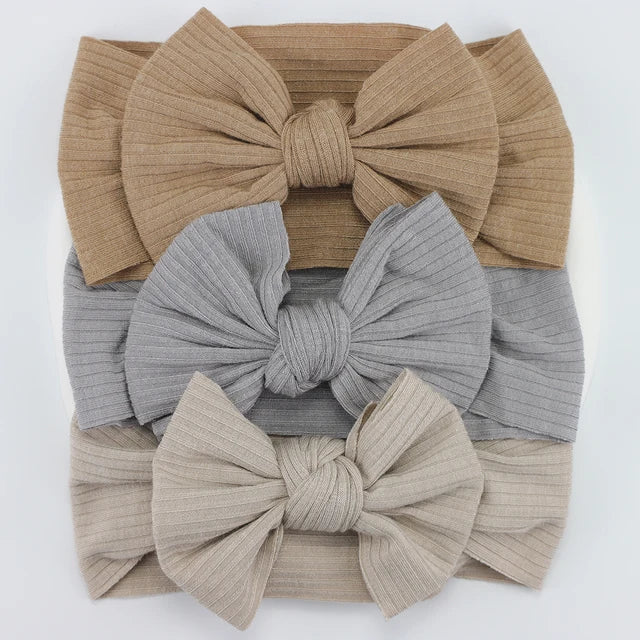 3 pack Nylon Headband Set