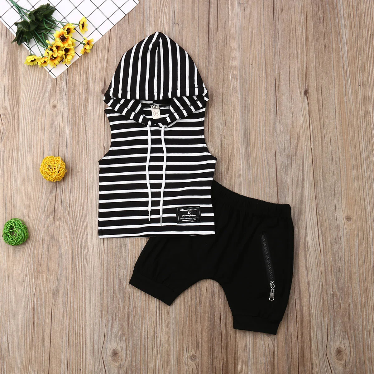 Hooded Short Set