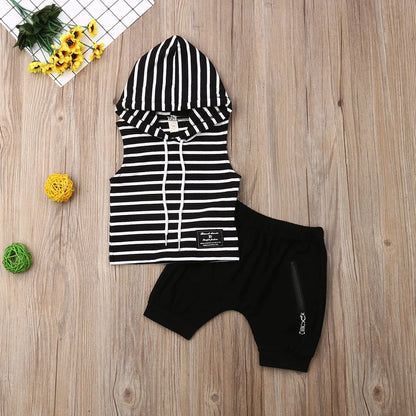 Hooded Short Set