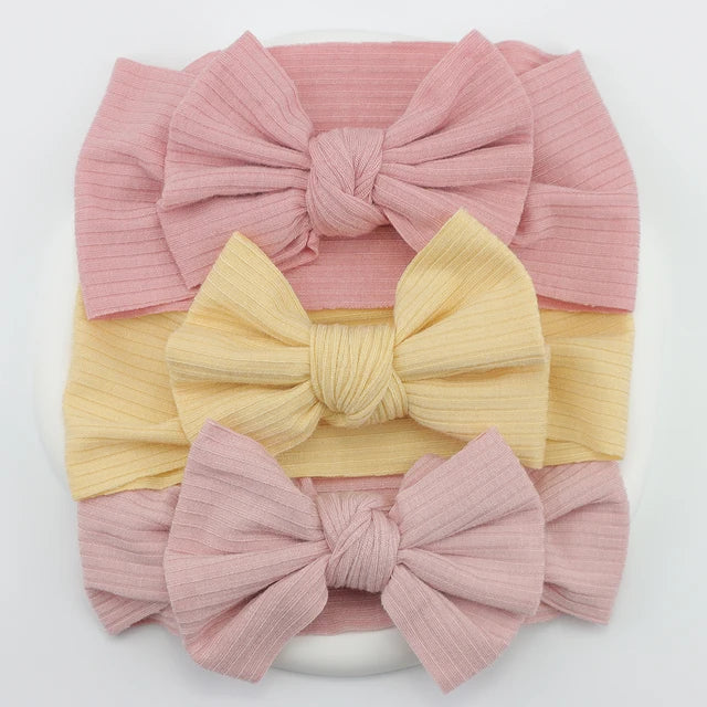 3 pack Nylon Headband Set