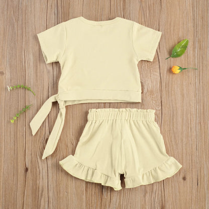 The 2 piece shorts set