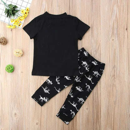 Boys Casual Dinosaur Outfit